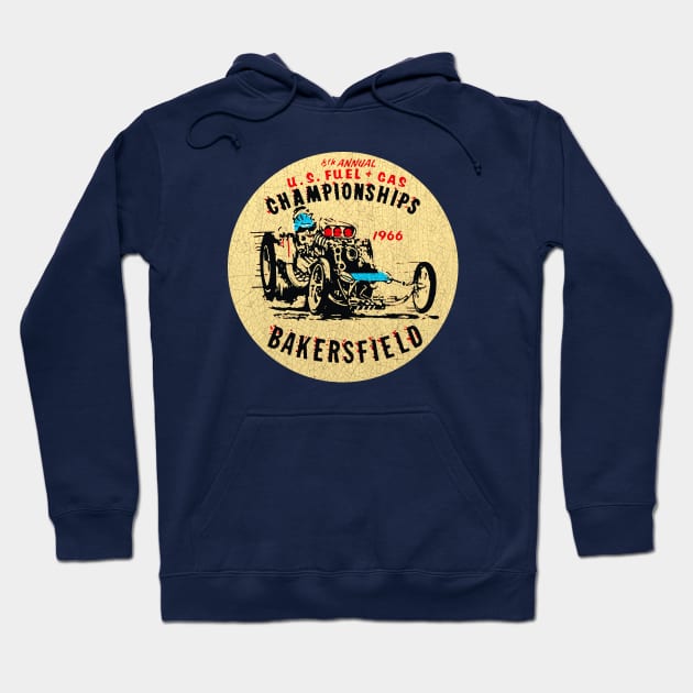 Bakersfield 66 Hoodie by Midcenturydave